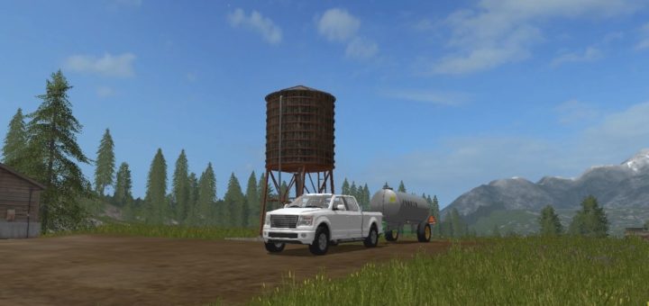 Мод Placeable Water Tower v1.0 Farming Simulator 17