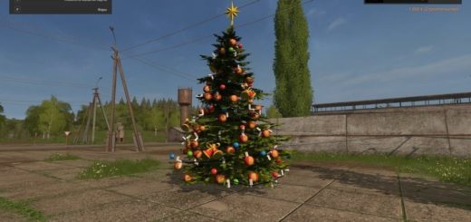 Мод елка SAPIN DE NOEL V1.0 FS17