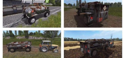 Мод прицеп Fortschritt HL 50/45.2 Tanker V1.0 Farming Simulator 2017