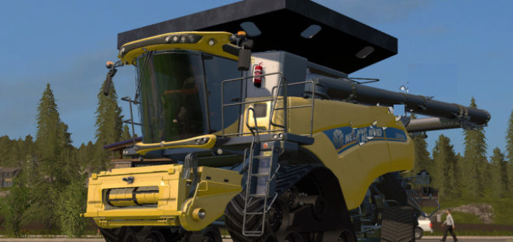 Мод комбайн NEW HOLLAND CR 1090 V2.0 Farming Simulator 17