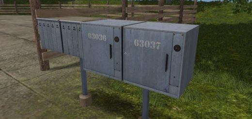Мод Placeable DDR Paketstation v1.0 FS17