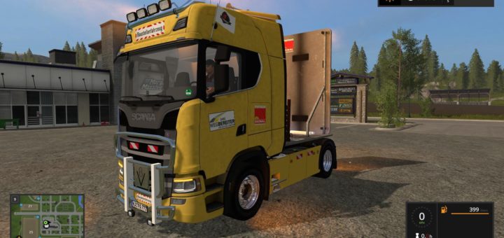Мод грузовик SCANIA S580 V8 V1.0 FS17