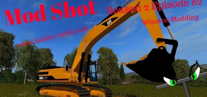 Мод экскаватор CAT 345B EXCAVATOR V1.0 FS17