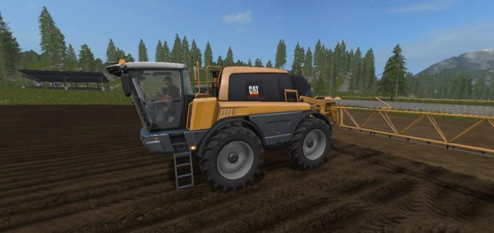 Мод опрыскиватель CAT RG635C V1.1 Farming Simulator 17
