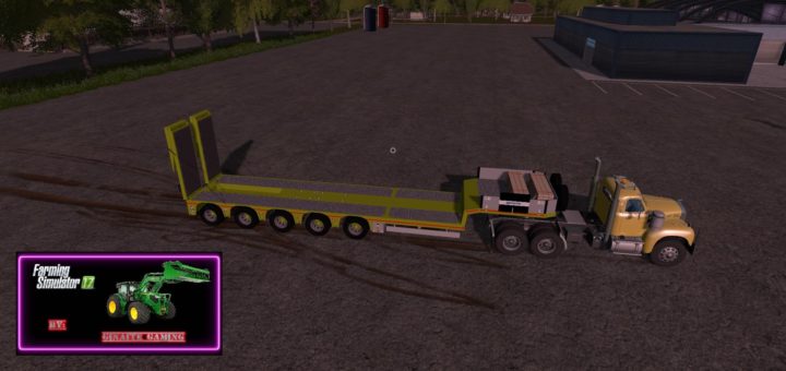 Мод трал CLAAS TRAILER V1.0 Farming Simulator 2017