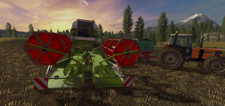 Мод жатка CLAAS C540 FOLDING CUTTER V1.1 Farming Simulator 2017
