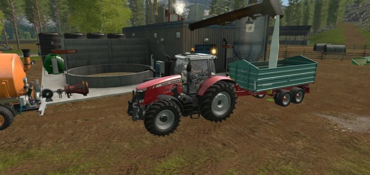 Мод DIGESTATE PROCESSOR V1.0 Farming Simulator 17