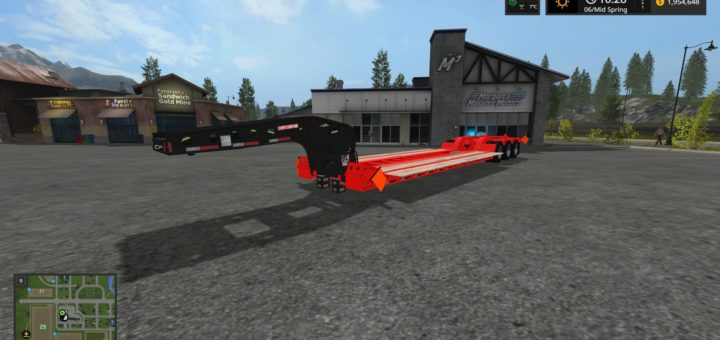 Мод трал FONTAINE MAGNITUDE LOWBOY V1.0 Farming Simulator 17