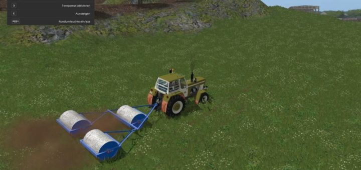 Мод ПАК катков FORTSCHRITT B481 WIESENWALZE V1.0 FS17