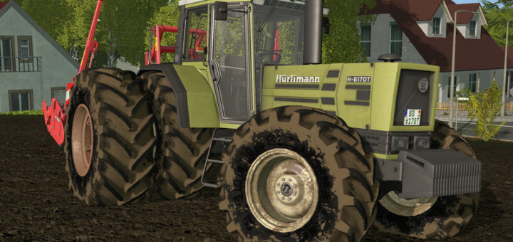 Мод трактор HUERLIMANN H6170T V1.1.0.0 Farming Simulator 2017