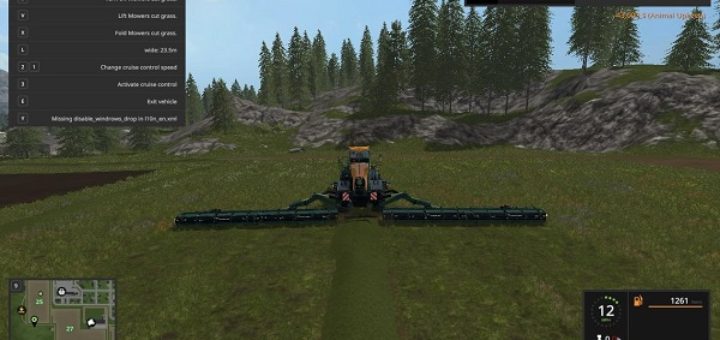 Мод сенокосилка KRONE BIG M500 V7.0 Farming Simulator 2017