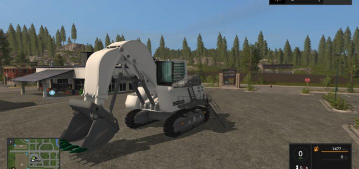 Мод экскаватор LIEBHERR 9200 V0.1 FS17