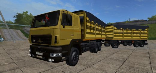 Мод грузовик МАЗ MAZ KOLOS V1.0 Фарминг Симулятор 2017