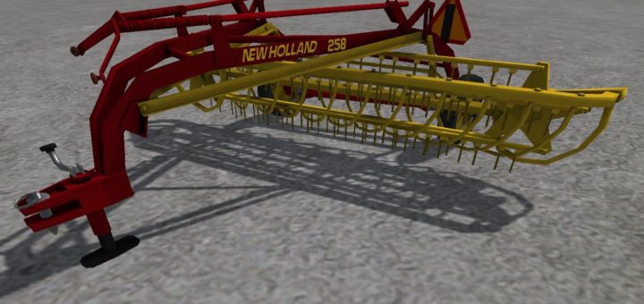 Мод валковая жатка NEW HOLLAND ROLLABAR RAKE V1.0 FS17