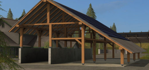 Мод навес SOLAR OBJECT V1.0.0.0 Farming Simulator 2017