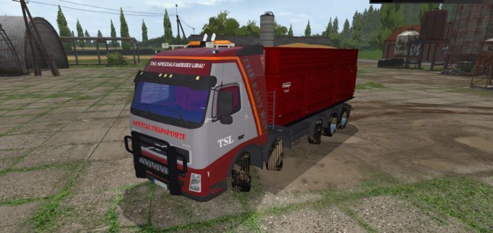 Мод грузовик VOLVO FH12 KIPPER V1.0 Farming Simulator 2017