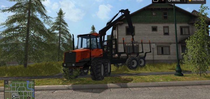 Мод VALMET 840 FORWARDER V1.0 Farming Simulator 2017