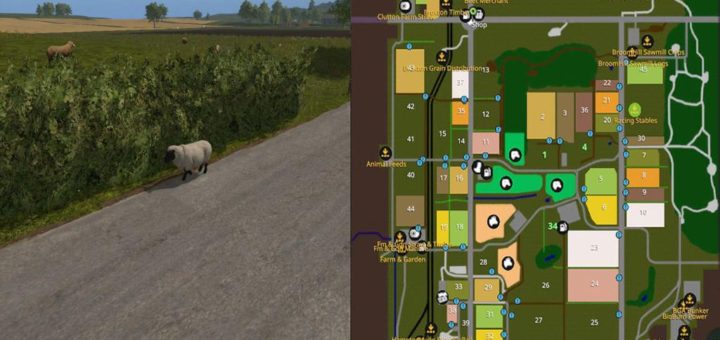 Мод карта BROXTON MAP V4.0.0.0 FS17