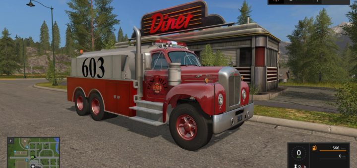 Мод грузовик MACK B61 TANKER V1.0 FS17