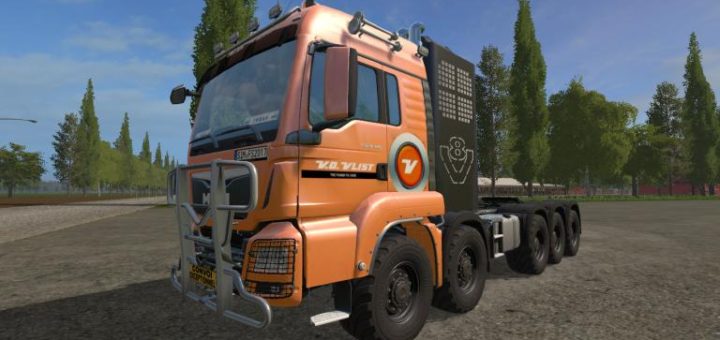 Мод тягач MAN 10X10 VAN DER VLIST COLLECTION V2.1 FS17