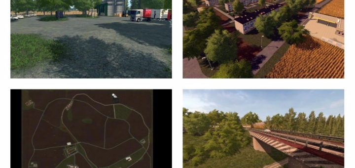 Мод карта AGRO GORALE V1.0.0.1 Farming Simulator 17