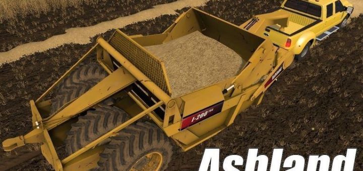 Мод прицеп Ashland I200 TS4 Semi Scraper v1.0 FS17