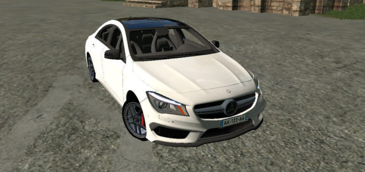 Мод авто Mercedes Benz CLA 45 AMG v 1.0 Farming Simulator 17