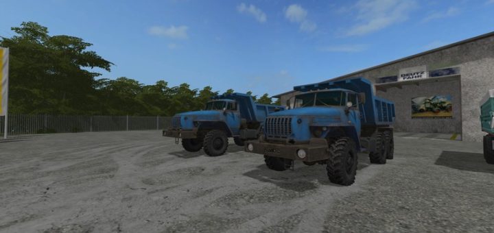 Мод грузовик УРАЛ 1979 Ural 4320 Dump Truck V1.1 Фермер Симулятор 2017