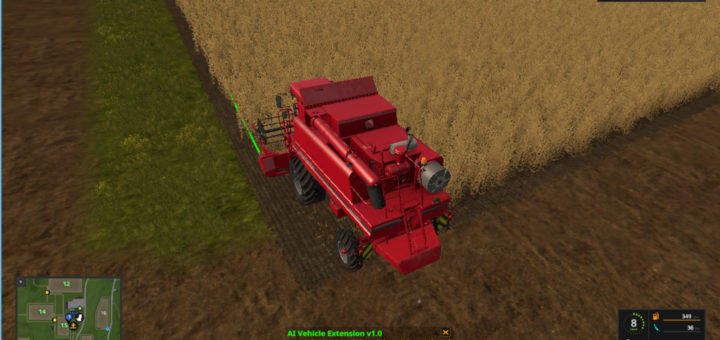 Мод скрипт AI Vehicle Extension v1.1 Farming Simulator 17