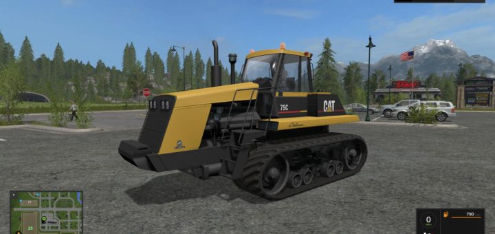 Мод трактор CATERPILLAR 75C V1.1.0.0 Farming Simulator 2017