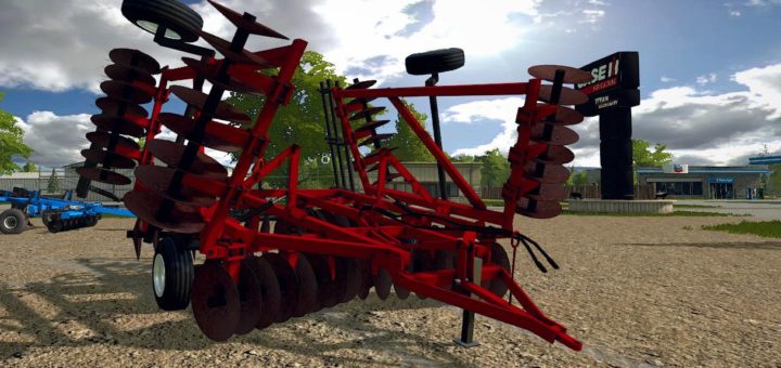 Мод культиватор CIH 490 DISK V1.0 Farming Simulator 2017