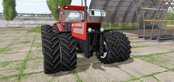 Мод трактор FIAT 180-90 TURBO V2.0 Farming Simulator 17