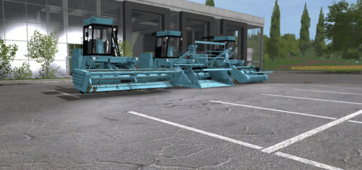 Мод ПАК комбайн FORTSCHRITT E-281 WITH 3 CUTTING UNITS V1.0 FS17