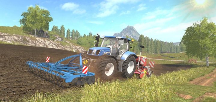 Мод культиватор GORENC GRINDER 3M V1.0.0.0 Farming Simulator 2017