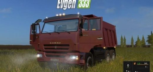 Мод грузовик Камаз KAMAZ 65115 V1 Фермер Симулятор 2017