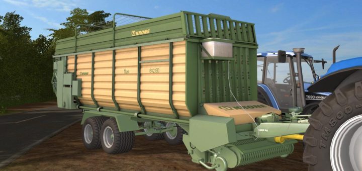 Мод прицеп KRONE TITAN 6/42 GD V1.0 Farming Simulator 2017
