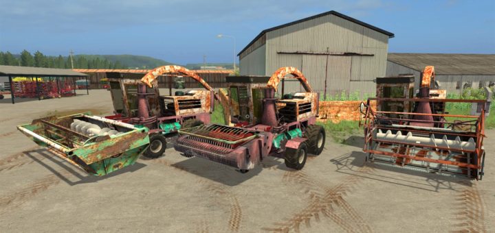 Мод комбайн КСК KSK 100 FORAGE HARVESTER V1.0 Фарминг Симулятор 2017