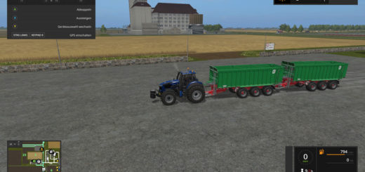 Мод прицеп KROEGER TAW30A V1.0 MP Farming Simulator 17