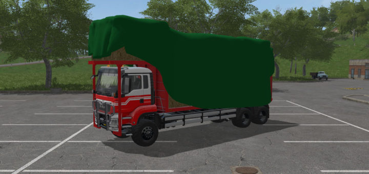 Мод грузовик MAN TGS BALE TRANSPORT V1.0.0.0 Farming Simulator 17