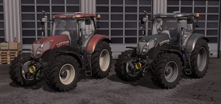 Мод трактор New Holland T7 Tier4a Beta 1.0.0.0 Farming Simulator 17