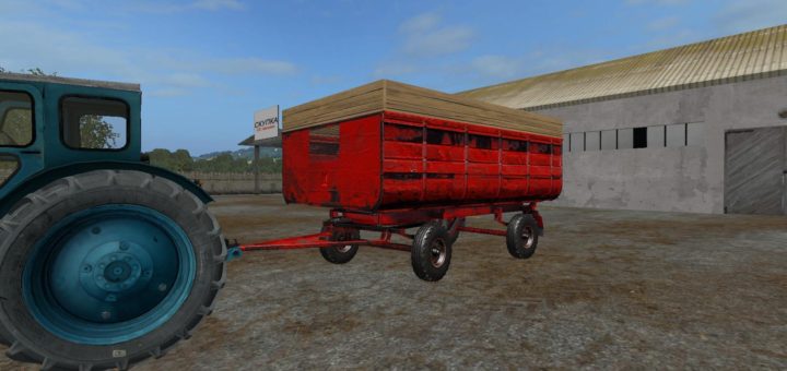Мод прицеп PTC-4 FURGON V4.0 Фарминг Симулятор 2017