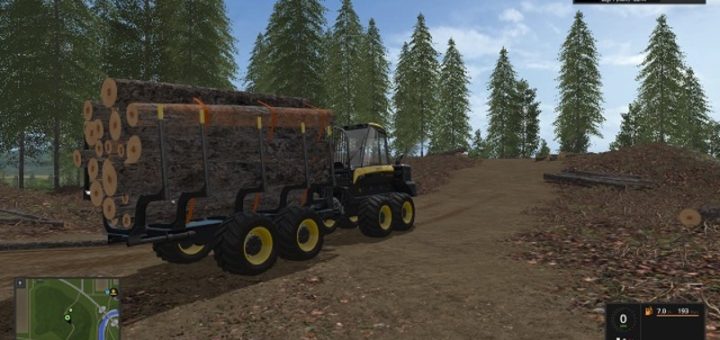 Мод Ponsse Buffalo autoload and loading aid V1.1 FS17