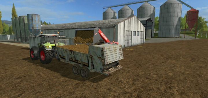 Мод разбрасыватель навоза RUR-10 SPREADER V1.0.0.0 Фарминг Симулятор 2017