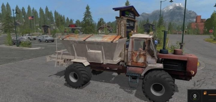 Мод трактор ХТЗ T150 FERTILIZER SPRAYER V1.0 Фермер Симулятор 2017