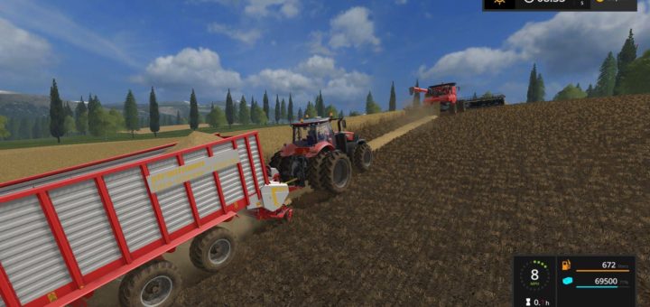 Мод ПАК прицепы TERA VITESSE V1.0.0.4 Farming Simulator 17