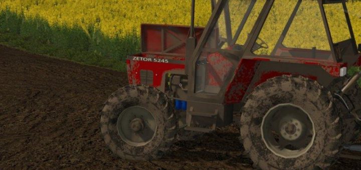 Мод трактор ZETOR 5245 V1.0 Farming Simulator 2017