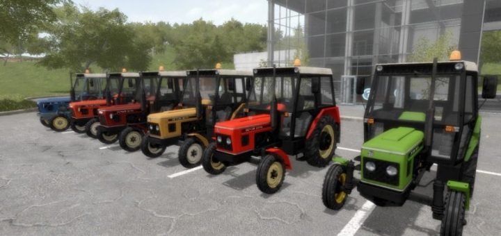 Мод ПАК тракторов ZETOR 6011-6045 PACK V1.0 Farming Simulator 17