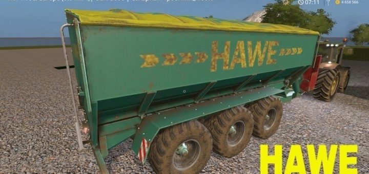Мод прицеп Hawe ULW 5000 v1.0 Farming Simulator 17