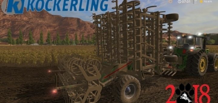 Мод культиватор Koeckerling Allrounder v2.0 Farming Simulator 17