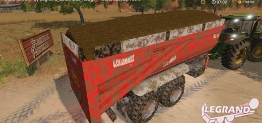 Мод прицеп Legrand Colombus BL 24 v1.0 Farming Simulator 17